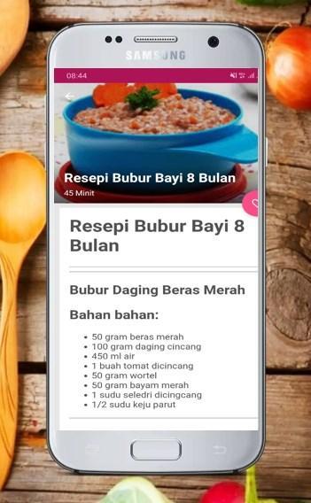 Resepi Bubur Bayi For Android Apk Download