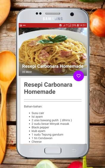 Resepi Carbonara For Android Apk Download