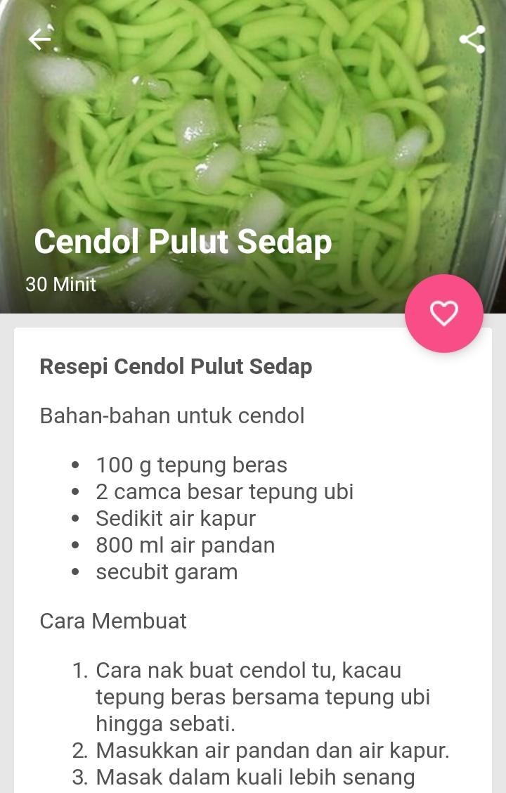 Resepi Cendol For Android Apk Download