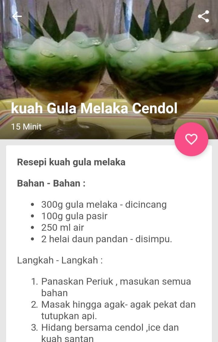 Resepi Cendol For Android Apk Download