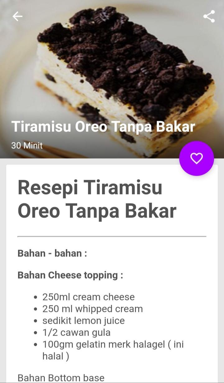 Resepi Kek Tiramisu For Android Apk Download