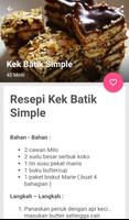 Resepi Kek Batik screenshot 2