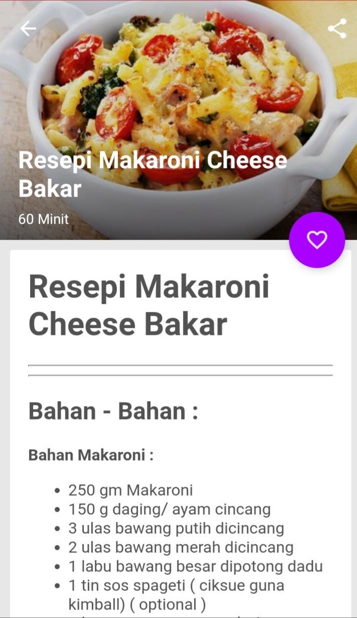 Macaroni Recipes For Android Apk Download
