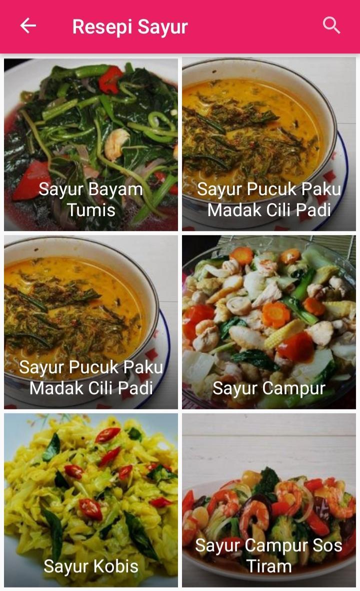 1001 Resepi Masakan Melayu For Android Apk Download