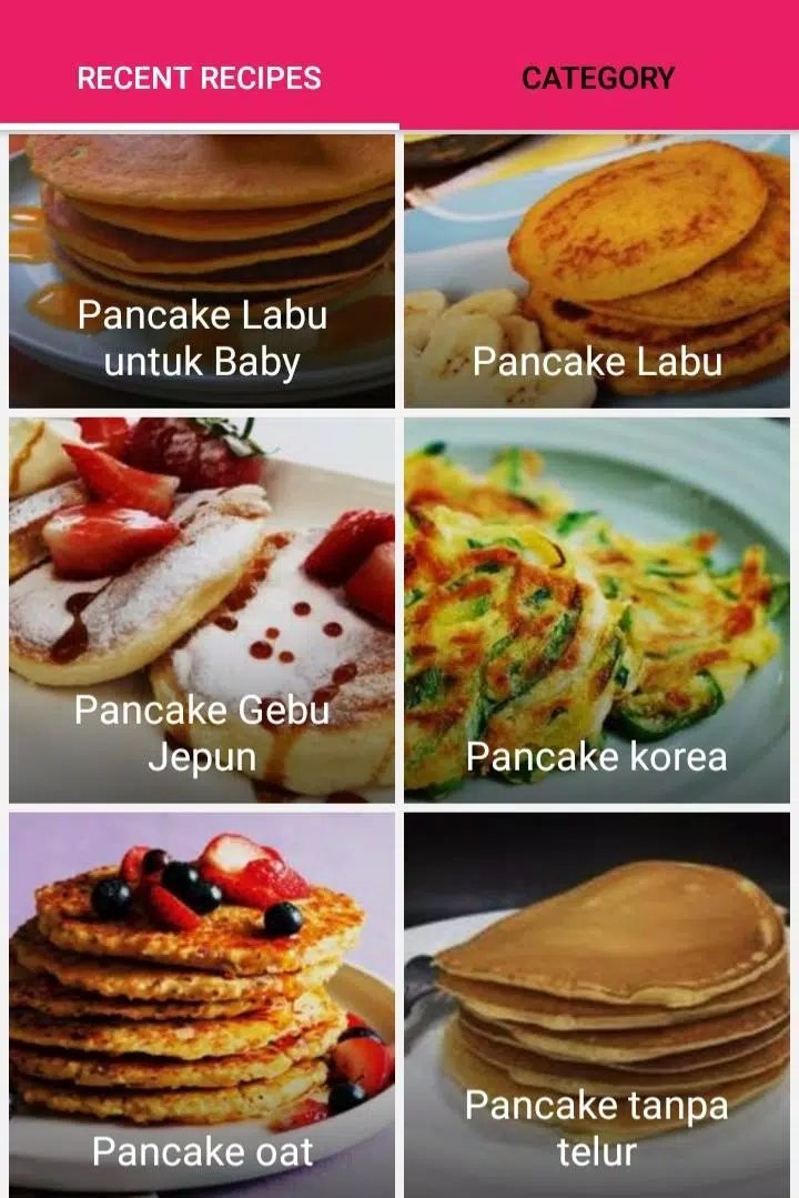 Resepi pancake gebu jepun