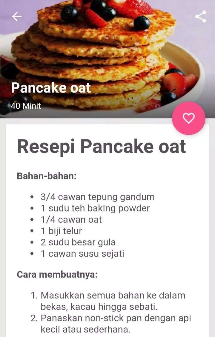 Resepi pancake 3 bahan