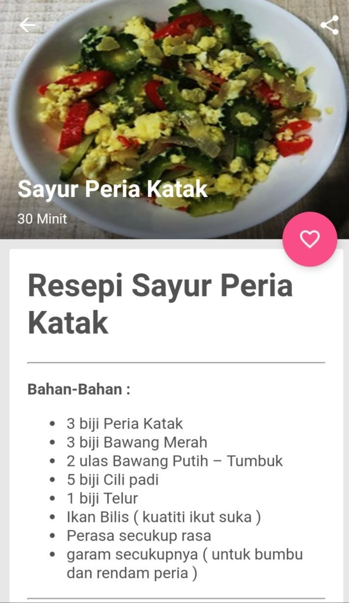 Resepi Pelbagai Sayur For Android Apk Download