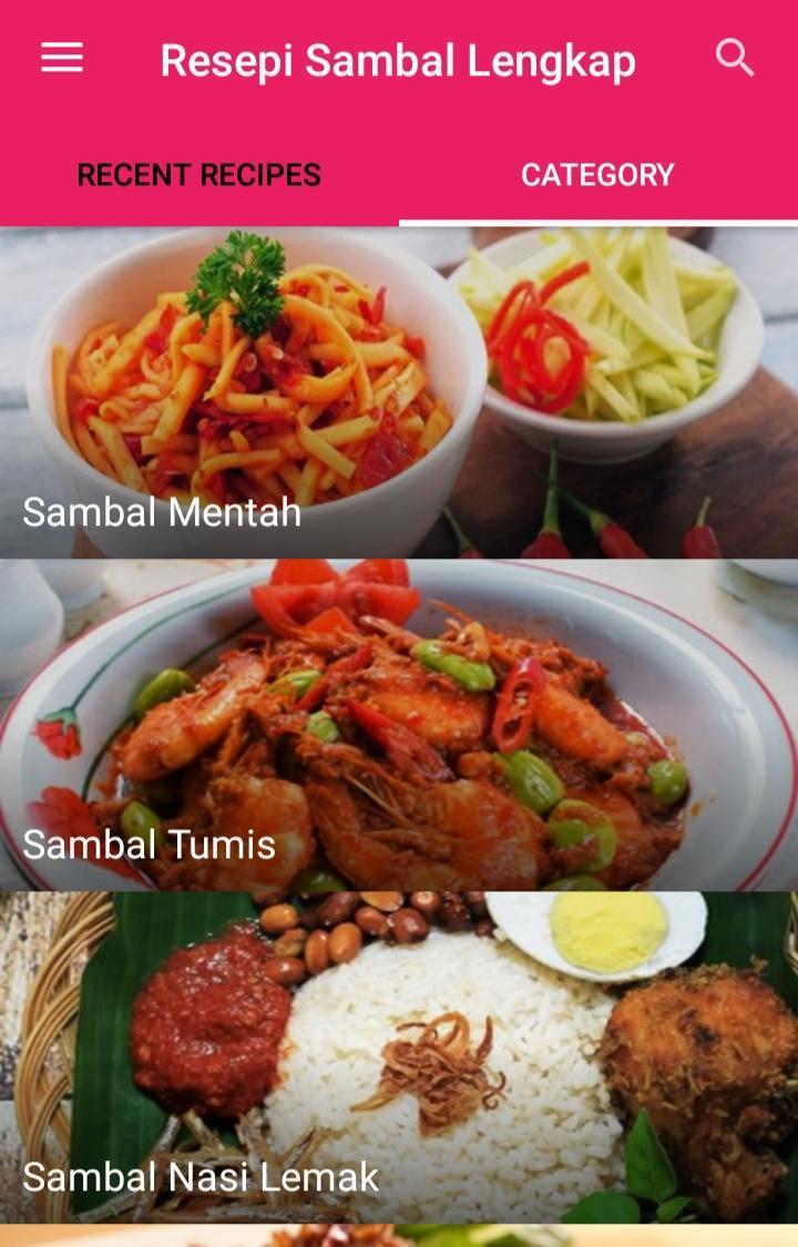 Resepi Sambal Lengkap Pour Android Téléchargez Lapk