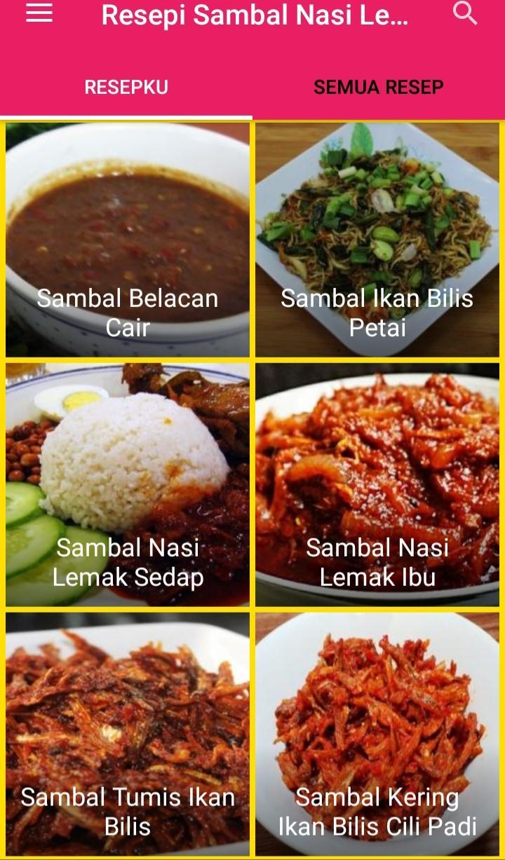 Resepi Sambal Melayu For Android Apk Download
