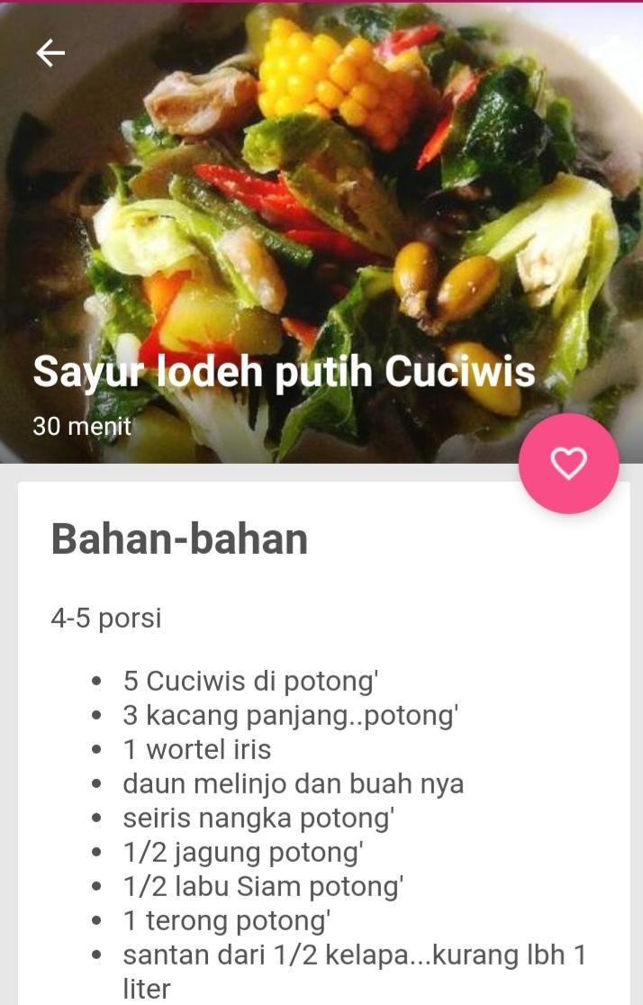 Resep Lodeh For Android Apk Download