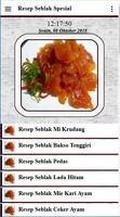 برنامه‌نما Resep Seblak Spesial عکس از صفحه