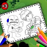 Ben Alien 10 Coloring