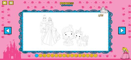 Princess Coloring ポスター