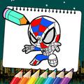 Spider Hero Coloring