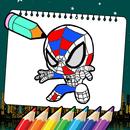 APK Spider Hero Coloring