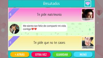 K-Pop Juego de Citas captura de pantalla 2