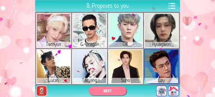 K-Pop Dating Game ảnh chụp màn hình 3