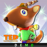 TED squirrel adventure DEMO - Platformer Game آئیکن