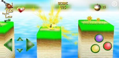 TED squirrel adventure DEMO - Platformer Game ภาพหน้าจอ 1