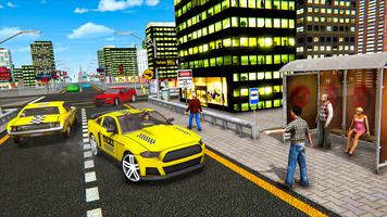 Taxi Driving Simulator 2022 Affiche