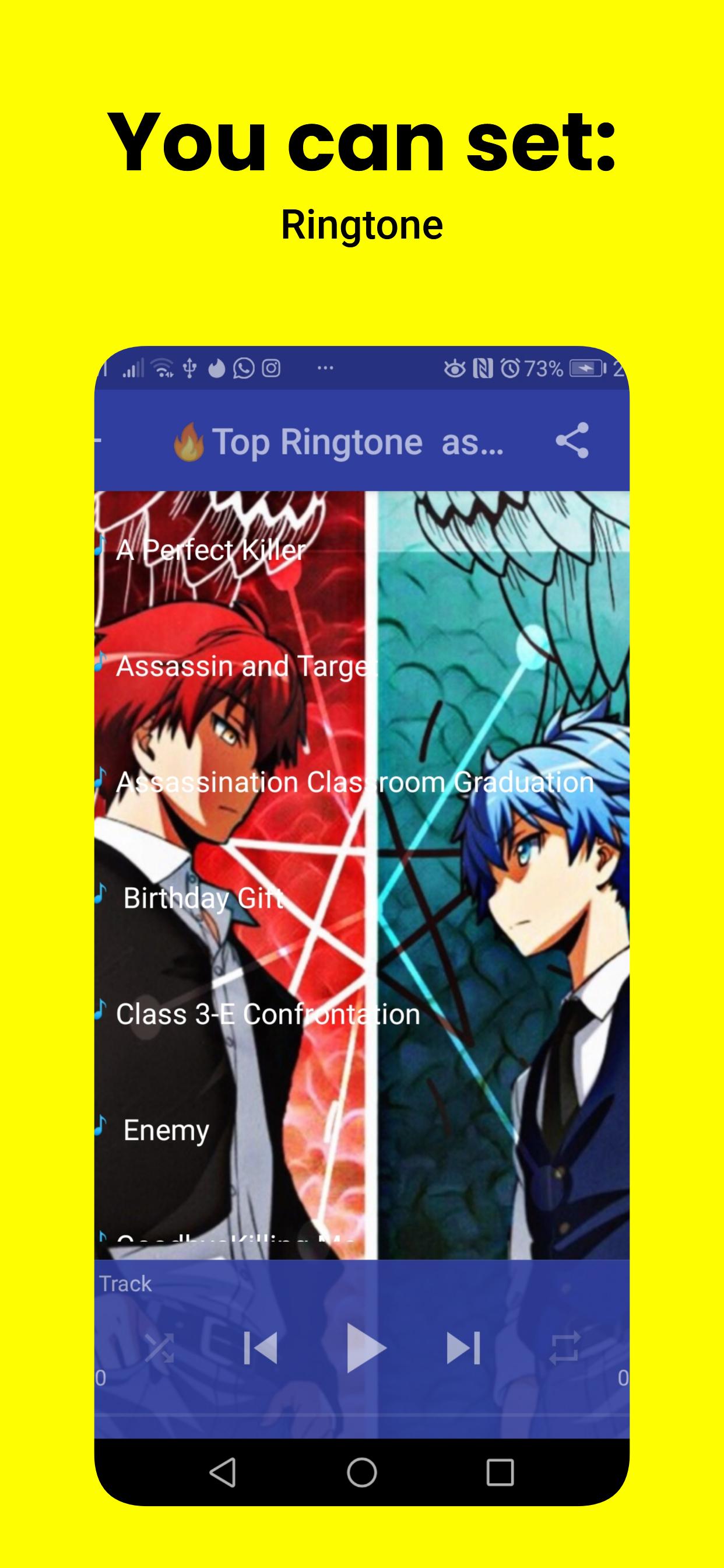 Assassination Ringtone Classroom Best Anime APK pour Android Télécharger Assassination Ringtone Classroom Best Anime APK pour Android Télécharger
