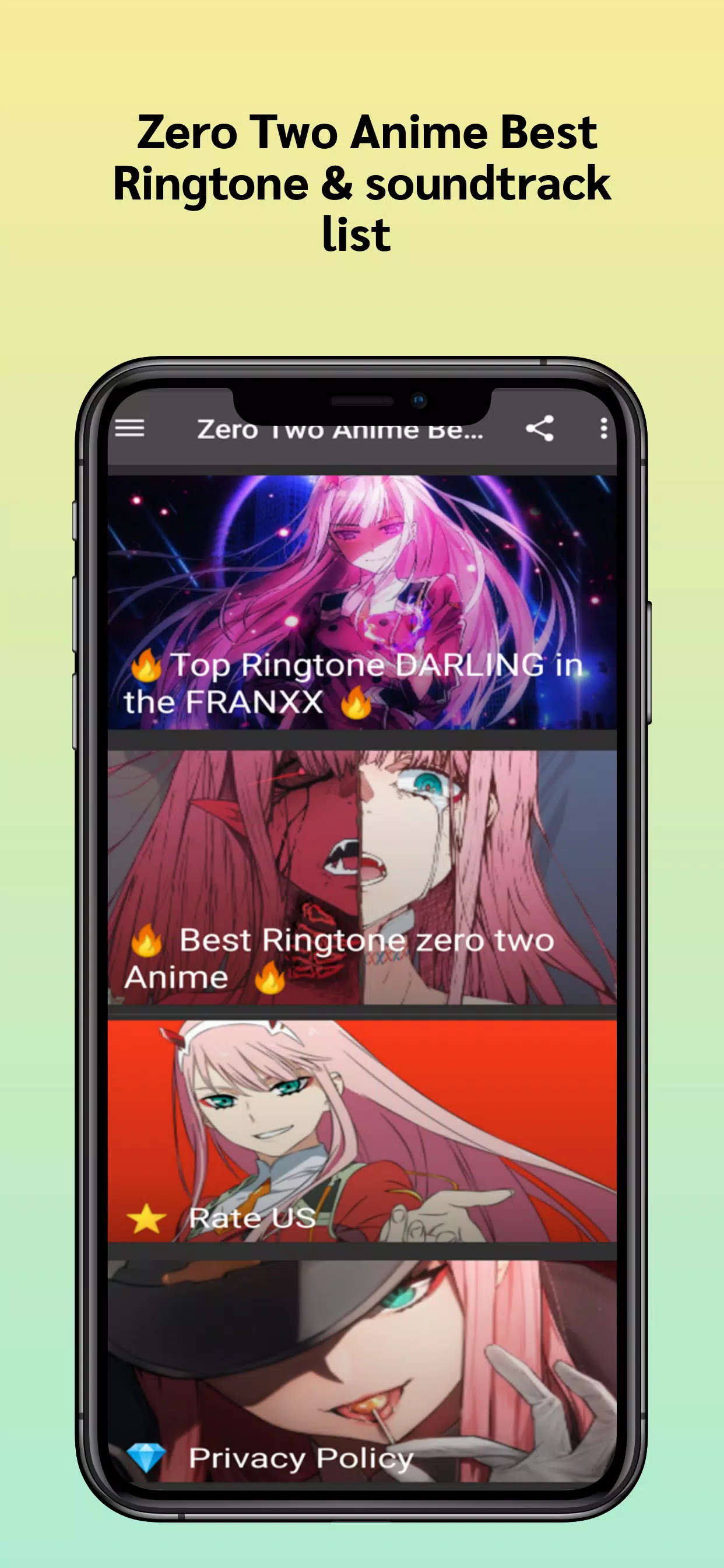 Zero Two Anime Best Ringtone & Darling the franx APK for Android Download