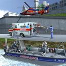 City Rescue Ambulance Helicopter & Boat Simulator aplikacja