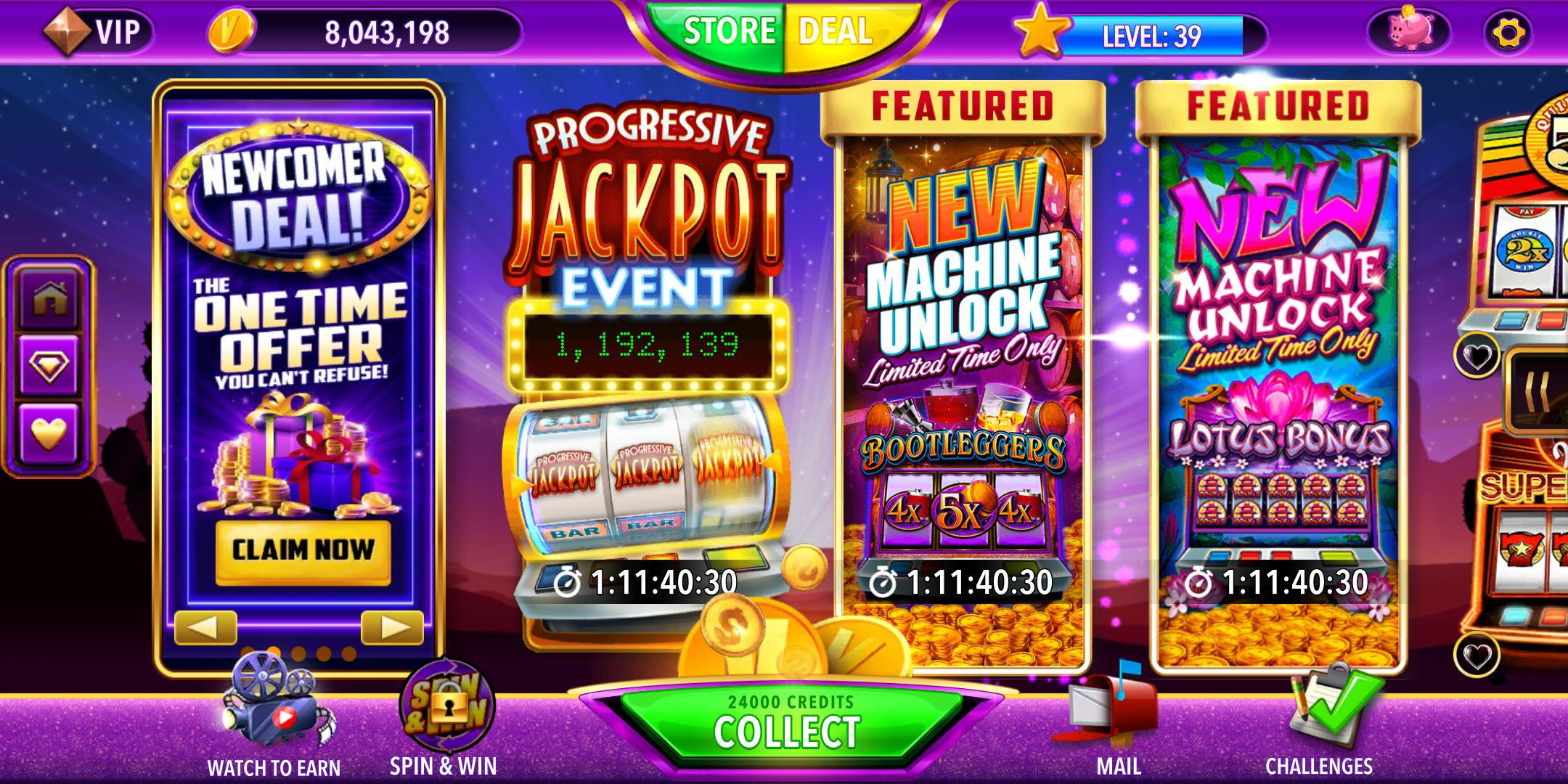 Casino Background Art Deco Frame Card Stock Vector Slot Machine