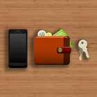 Phone Wallet Keys ikon