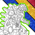 Buku Warna Robot Ranger