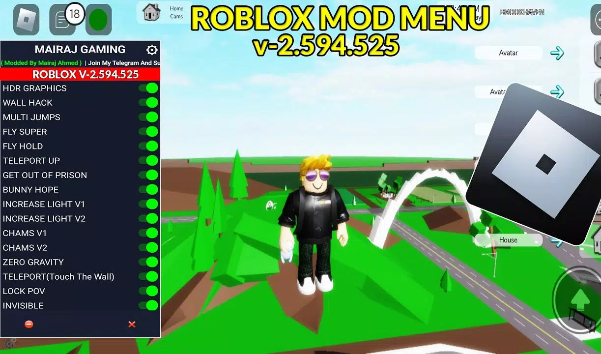 Roblox mod menu Max mods (Link mediafire) 