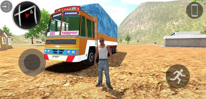 Indian Trucks Simulator 3D Affiche