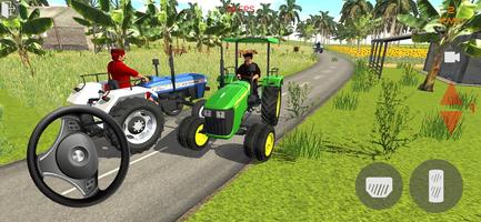 Indian Tractor Driving 3D پوسٹر