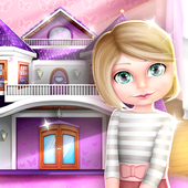 Room Designer Dollhouse Games ไอคอน