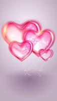 Romantic Hearts Live Wallpaper capture d'écran 1