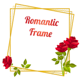 Romantische liefde fotolijsten-icoon
