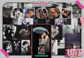 Romantic Kiss Stickers for WA Affiche