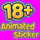 18+ Animated Stickers Romantic icône
