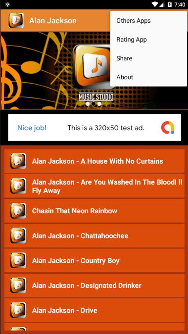 ♫ Alan Jackson - Mp3 No Internet APK pour Android Télécharger