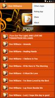 1 Schermata ⭐️ Best Of Song "Don Williams"