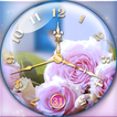 Tapety animowane – Zegar z róż