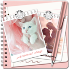 Rose Gold Pink Notes with Phot icon