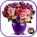 Roses et images de fleurs Gif animé APK