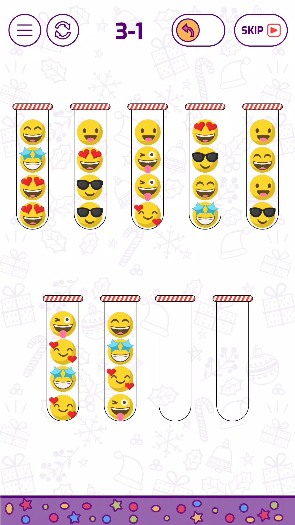 Bubble Sort Jogo com Coloridas Bolhas