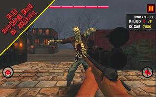 Dead Zombie Hunter 3D: Zombie Shooting Games capture d'écran 1