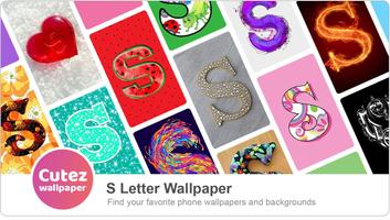 S Letter Wallpaper Affiche