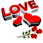 Romantiques Stickers d'amour icône