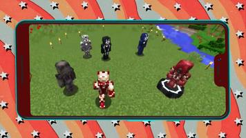 Iron Superhero Game Mod MCPE ポスター