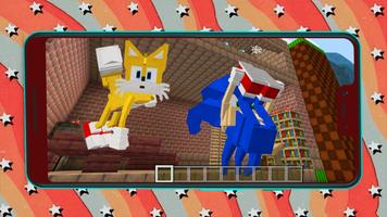 Sonic Games Minecraft Mod تصوير الشاشة 1