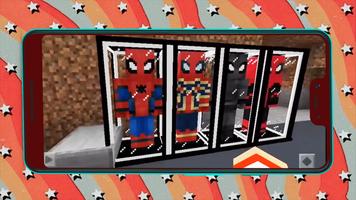 Spider-Man Game Minecraft Mod Affiche